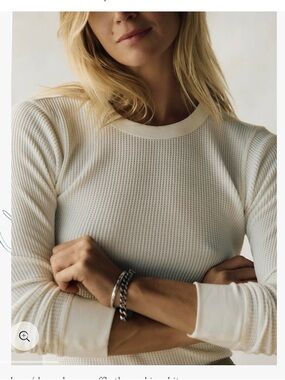 Imogene + Willie Large Thermal Shirt L Gorpcore Coastal Comfy Loungewear Layers